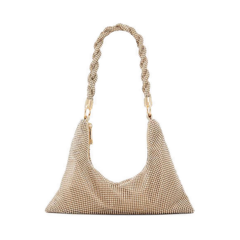 MARLYSA Women's Evening Clutch and Handbag - Gold