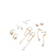 Aldo Veeri Women's Earring Set - Light Blue