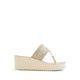 Aldo รุ่น Fassbider รองเท้าแตะชายหาดส้นสูง ผู้หญิง - สีทอง
