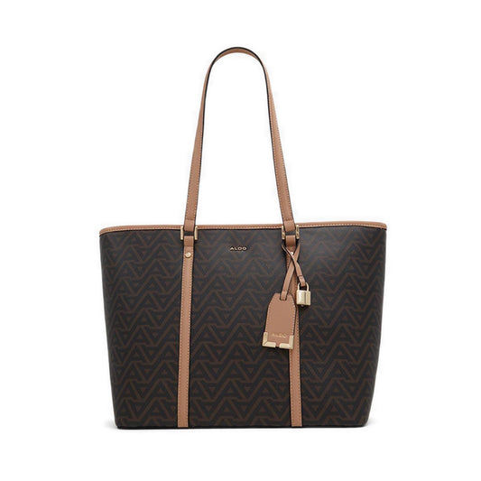 ELAMARYN Women's Tote Bag - BROWN MULTI