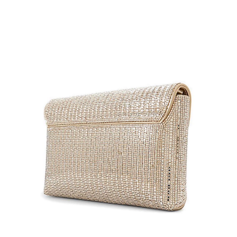 RANIA model, women's clutch bag for events, gold color