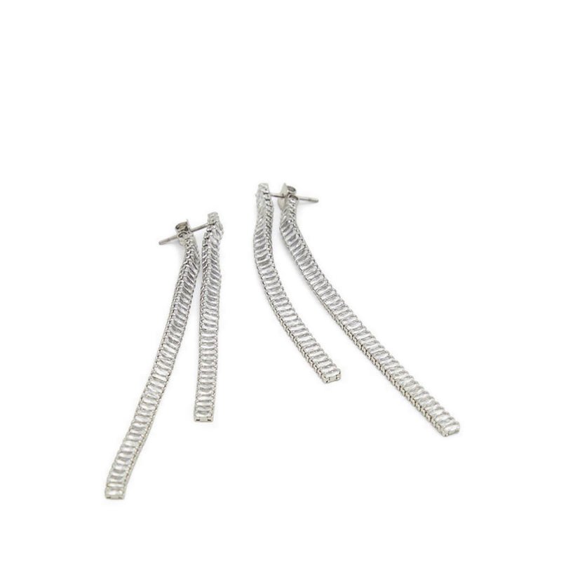 Svetna Women'S Earrings - Silver/Clear Multi