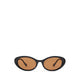 รุ่น Eddie แว่นกันแดดผู้หญิง - สี Black-Gold Multi