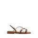 Bychan Women's Flat Sandals - Brown Multi