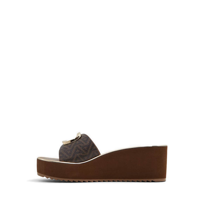 Aldo รุ่น ผู้ชายhaden รองเท้าแตะชายหาดส้นเตารีดผู้หญิง - สีน้ำตาล