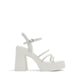 Lereriel Women's High Heel Sandals - White