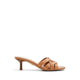 Etharedan Women's High Heel Sandals - Medium Brown
