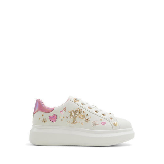 Barbiespec Women's Low Top Sneakers - White