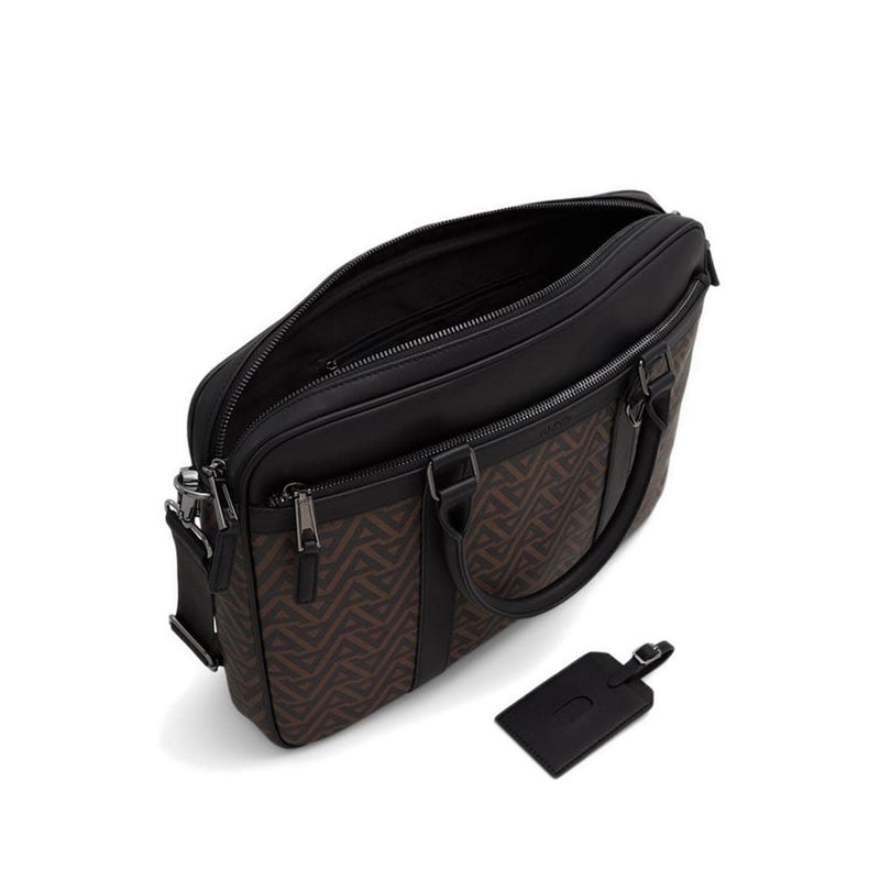 รุ่น Tourneur กระเป๋าแล็ปท็อปผู้ชาย - สี Brown Overflow