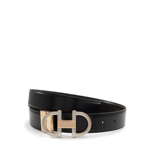 รุ่น Gorlenkor เข็มขัดผู้ชาย - สี Black/Gold Multi