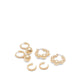 Agrubeth Women's Earrings - Gold/Clear Multi