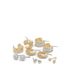 Valamagyn Women's Earrings - Gold/Clear Multi
