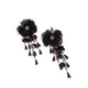 FLOWERDAZZLE Women's Earrings - Black