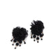 FLEURA Women's Earrings - Black