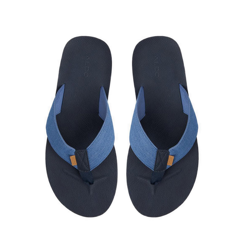 ADEDE model, men's slip-on sandals, navy blue
