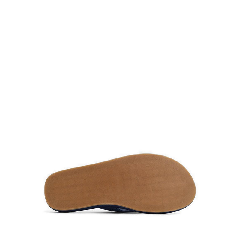 ADEDE model, men's slip-on sandals, navy blue
