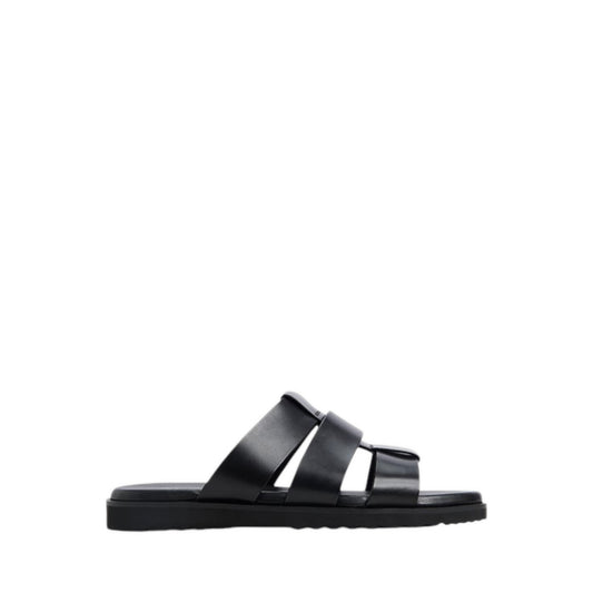Light model, men's sandals - black