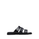 Light model, men's sandals - black