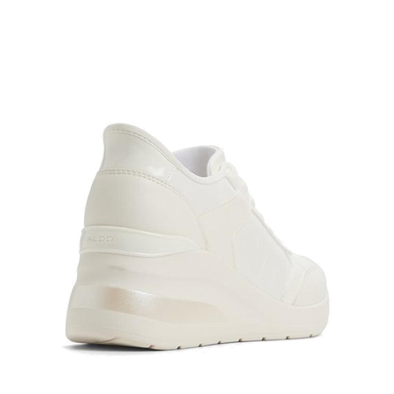 รุ่น Easyinส้นลิ่ม รองเท้าผ้าใบผู้หญิง - สีขาว