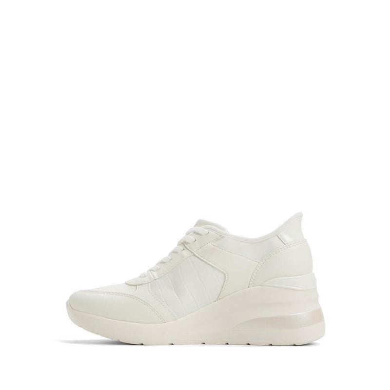 Easyin wedge heel model, women's sneakers - white
