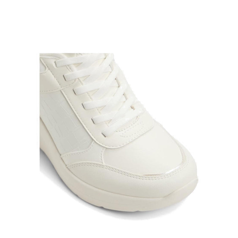 Easyin wedge heel model, women's sneakers - white