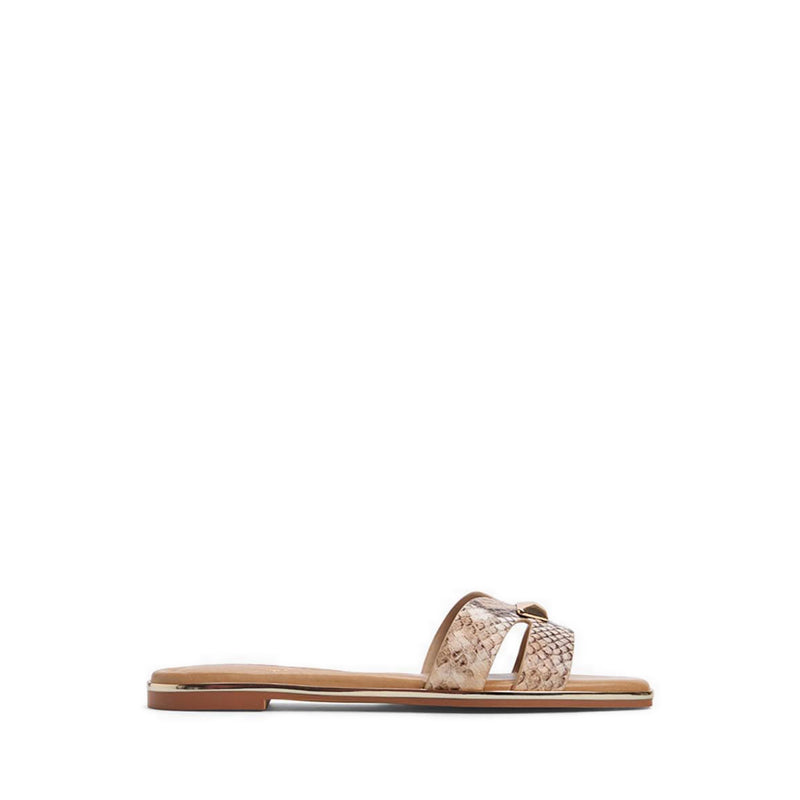 KHARINE women's sandals, Medium Brown color