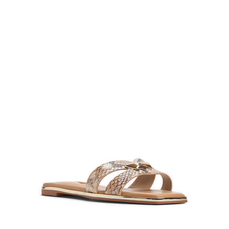 KHARINE women's sandals, Medium Brown color