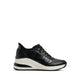 Easyin wedge heel model, women's sneakers - black
