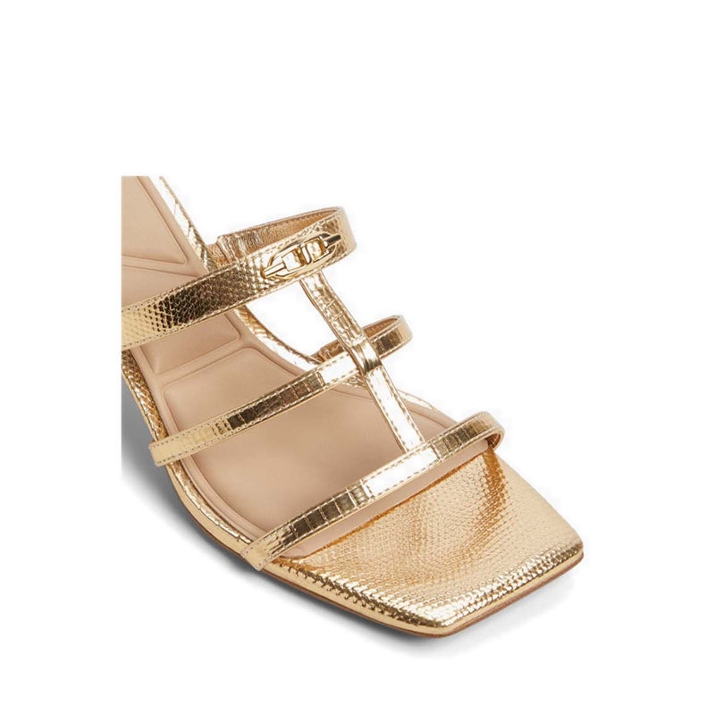Aldo Goldenglow women's sandals, gold color