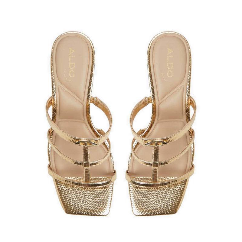 Aldo Goldenglow women's sandals, gold color