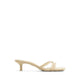 Sofiana model women's high heels sandals - cream color