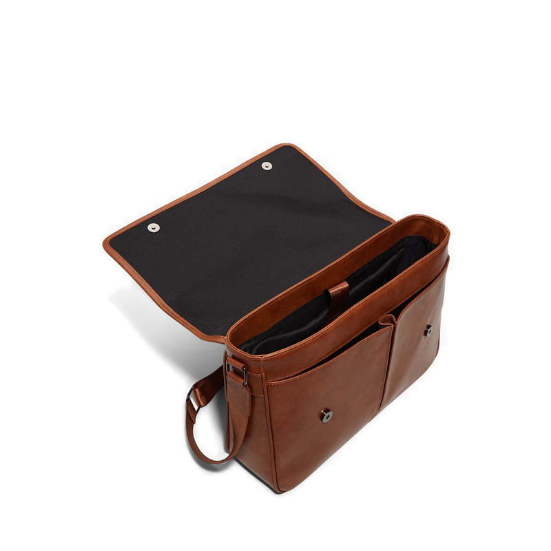 Aldo Uleradus Men's Briefcase Cognac