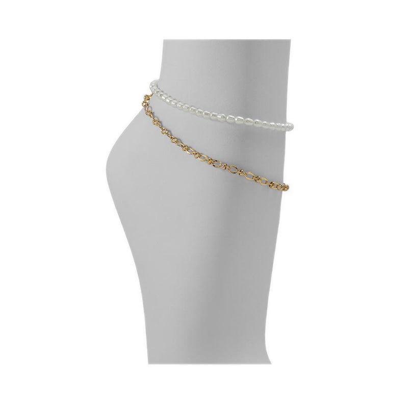 รุ่น COURTSIIDE สร้อยข้อเท้าผู้หญิง สีทอง