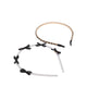 Kalilah Headband - Black/Gold Multi