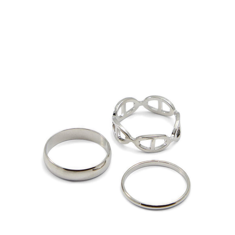 ALLURAE model, women's ring, silver color