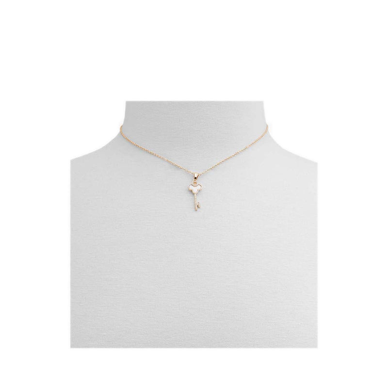 Aldo Lacle Women's Necklace, Gold/Clear Multi