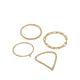 Falaise Ring - Gold/Clear Multi