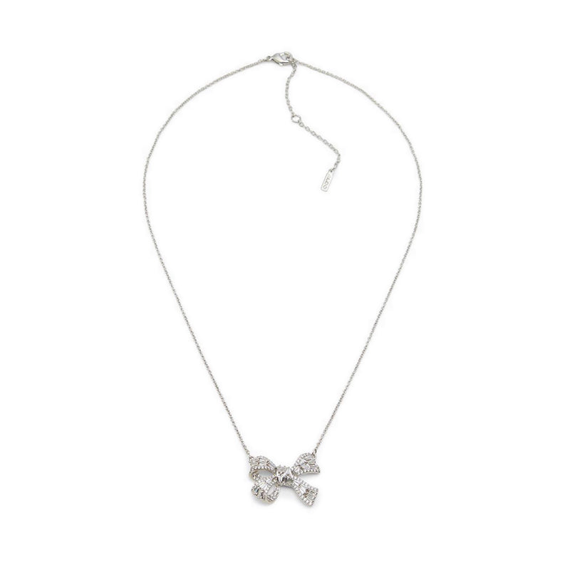 Aldo รุ่น Bowbell สร้อยคอผู้หญิง - สี Silver/ Clear Multi