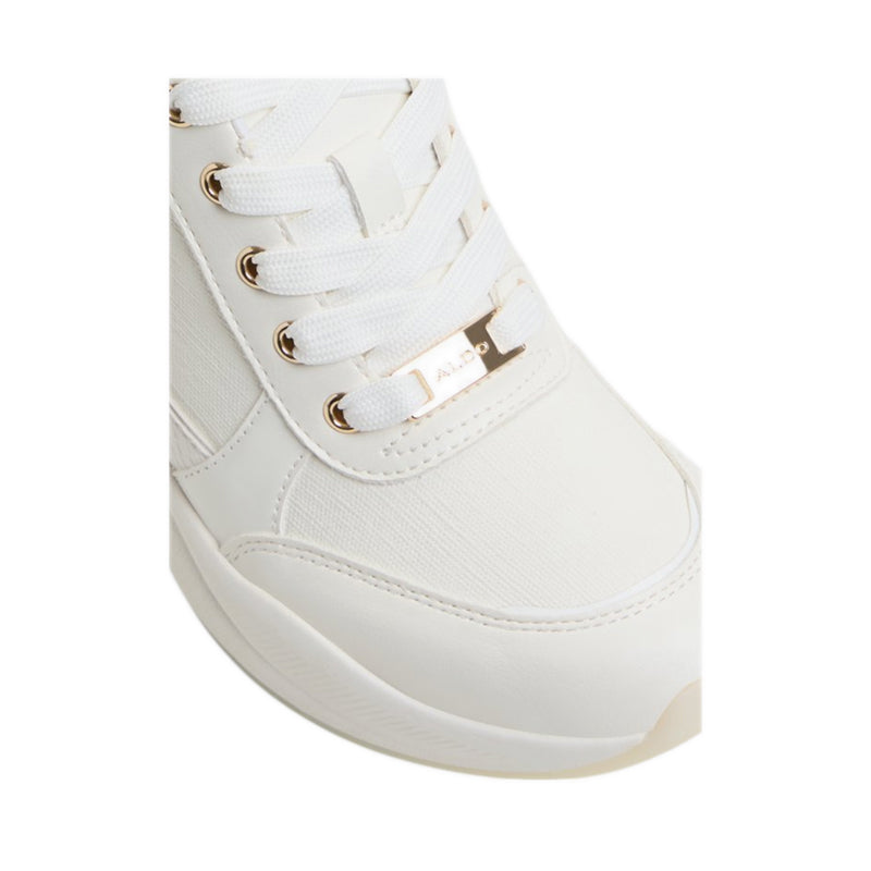 รุ่น Core รองเท้าผ้าใบส้นเตารีดผู้หญิง - สีขาว