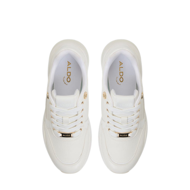 รุ่น Core รองเท้าผ้าใบส้นเตารีดผู้หญิง - สีขาว