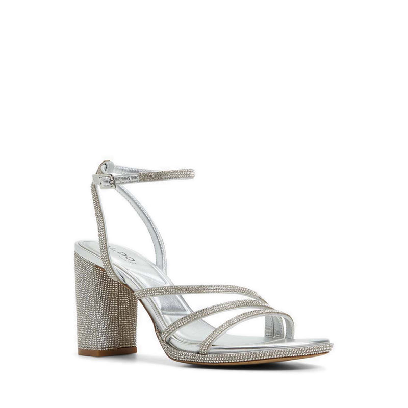 Aldo รุ่น Chicglow รองเท้าแตะผู้หญิง สีเงิน