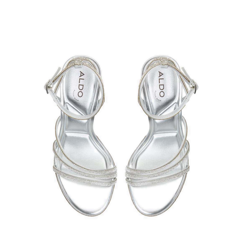 Aldo รุ่น Chicglow รองเท้าแตะผู้หญิง สีเงิน