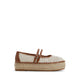 Aldo รุ่น Summerfling รองเท้าบัลเล่ต์ผู้หญิงแบบสวม สีขาว/Bone