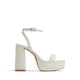 Aldo Valalannon Women's Sandals, White/Bone