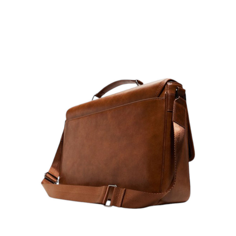 Souhil Document Bag - Cognac