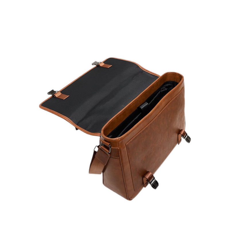 Souhil Document Bag - Cognac