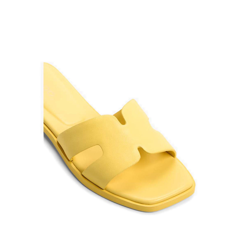 Aldo Itsandal women's sandals, yellow