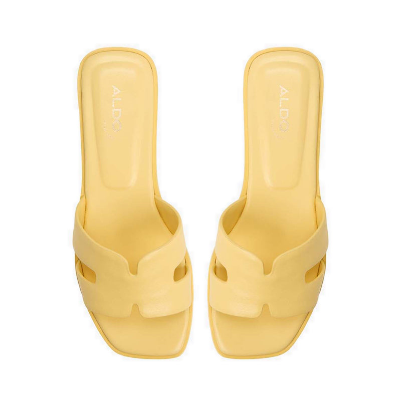 Aldo Itsandal women's sandals, yellow