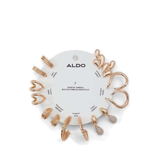 Aldo รุ่น Sevendays ต่างหูผู้หญิง สีทอง/Clear Multi