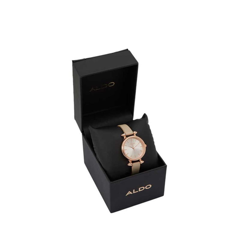 Aldo Thinline Watch - Medium Beige